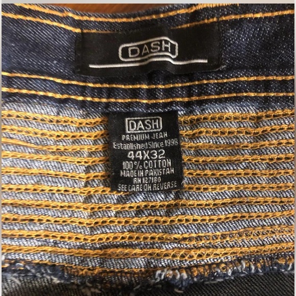 Dash Denim Jeans - Medium Wash Size 44X32 100% Cotton - Picture 8 of 8